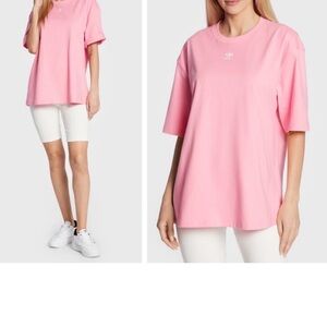Adidas Women's Pink Short Sleeve Tee